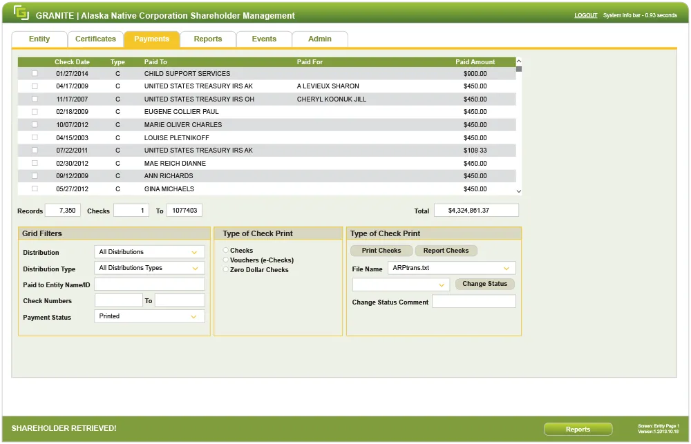 Payments